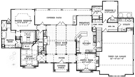 Two Story Floor Plan