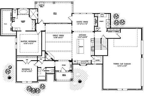 Two Story Floor Plan