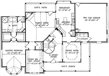 Two Story Floor Plan