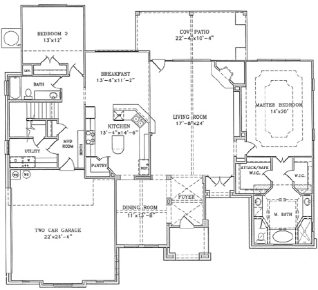 Two Story Floor Plan