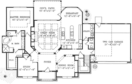 Two Story Floor Plan